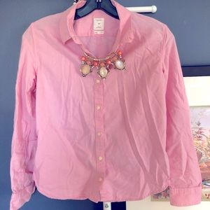 GAP The Fitted Boyfriend Oxford Shirt